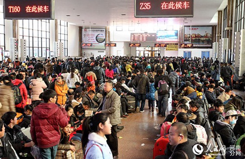 2016年春运火车票开售 郑州发北上广车票销售