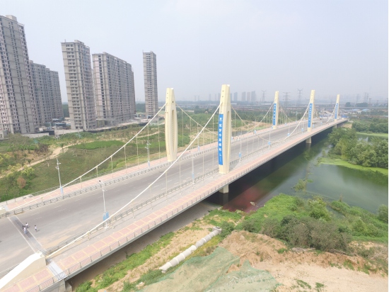 郑州经开区潮河桥全线通车 提速滨河国际新城