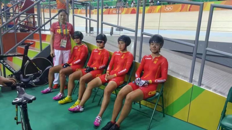 自行车女团追逐赛晋级前八 河南将帅创中国奥