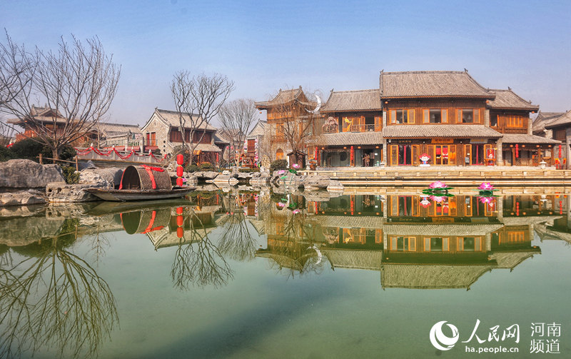 【网络媒体走转改】河南“洛邑”古城:穿越千年赏画卷