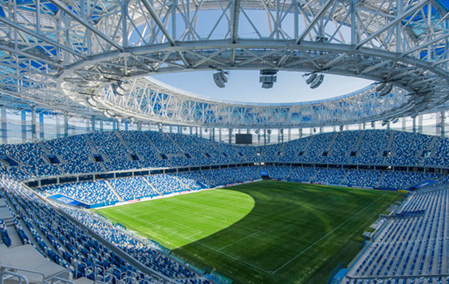 2018俄罗斯世界杯场馆巡礼:下诺夫哥罗德体育场