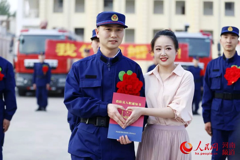 永远的火焰蓝！河南省消防总队迎来改革转隶后第一批新队员