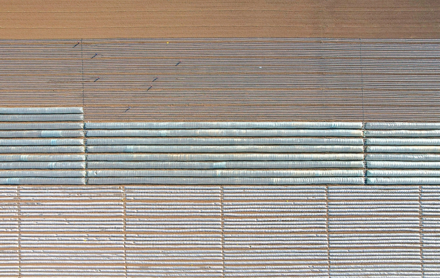 种苗生产基地（航拍）。焦海洋摄