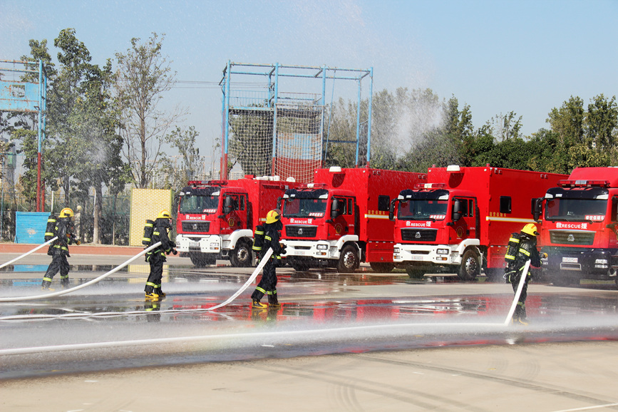 启动仪式现场。河南省消防救援总队供图