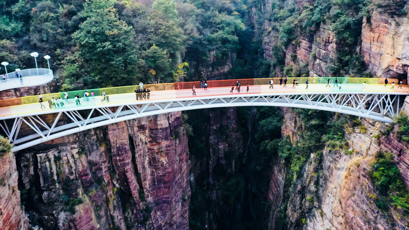 南太行寶泉景區美景。寶泉景區供圖