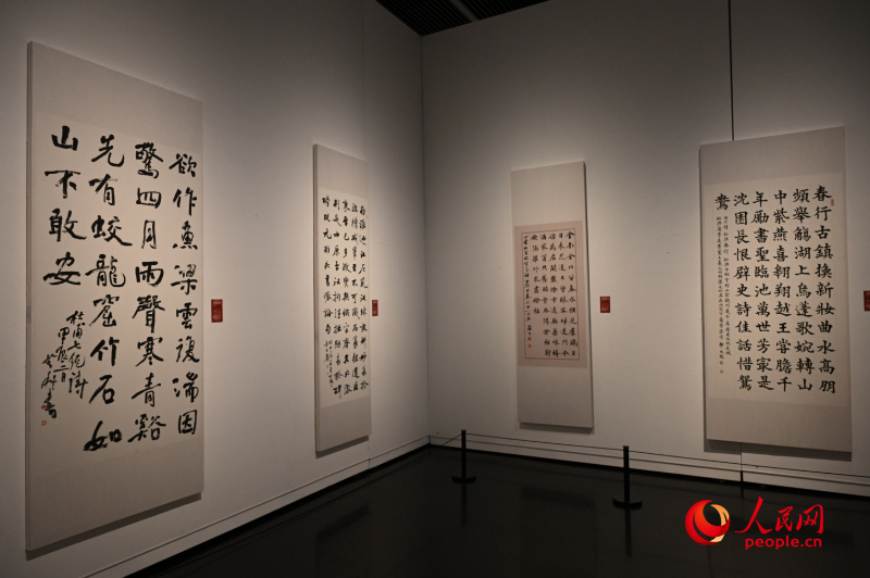 全国第十三届书法篆刻展览（河南展区）开展。人民网记者 王玉兴摄
