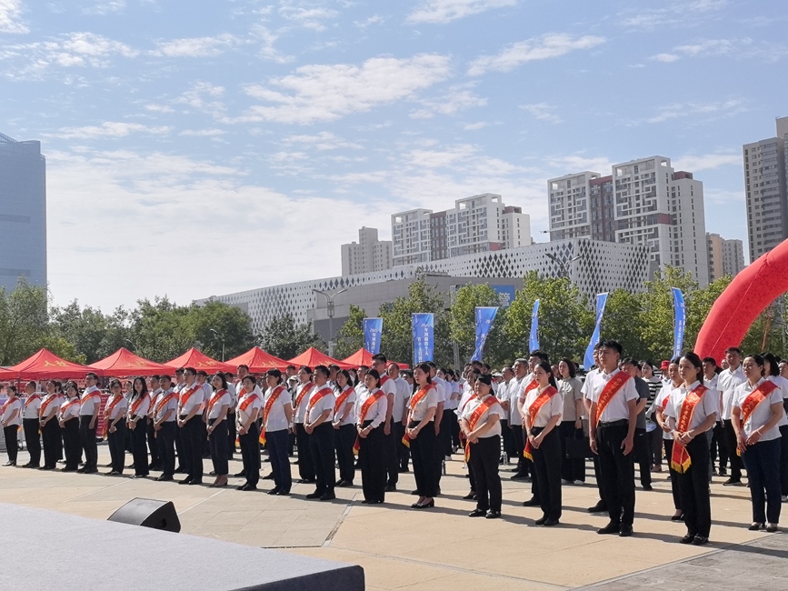 个人养老金宣传月活动启动。河南省人力资源和社会保障厅供图