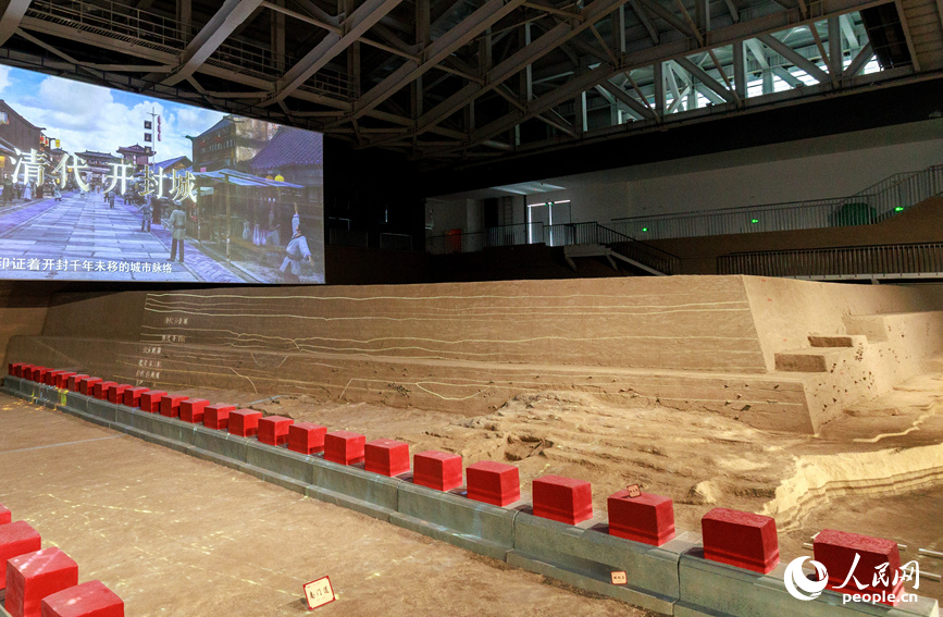 历代道路叠压。人民网记者 王玉兴摄