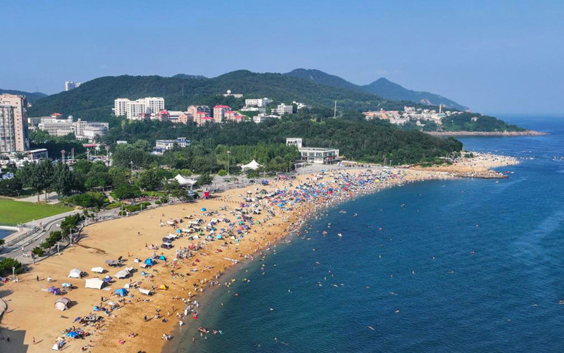 海滨消暑