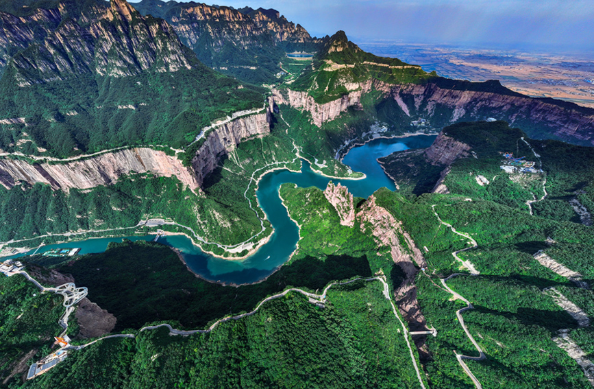 南太行的壯美風光。梁瀚奇攝