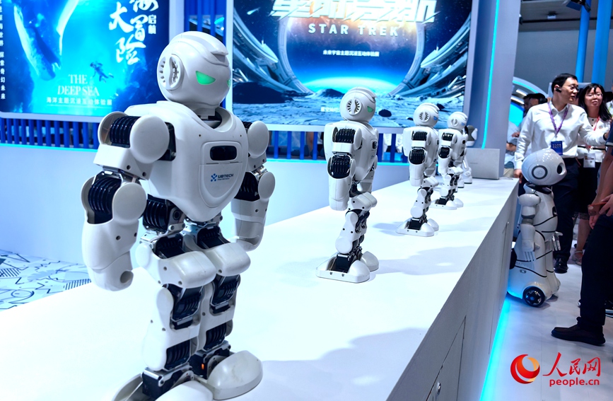 第十五届中国国际数字出版博览会现场。人民网 宋芳鑫摄