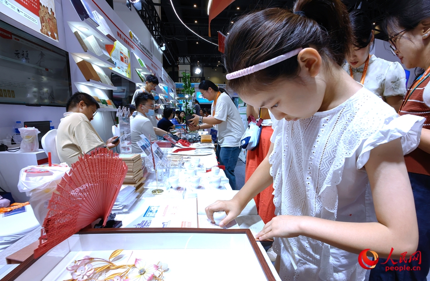 第十五届中国国际数字出版博览会现场。人民网 宋芳鑫摄