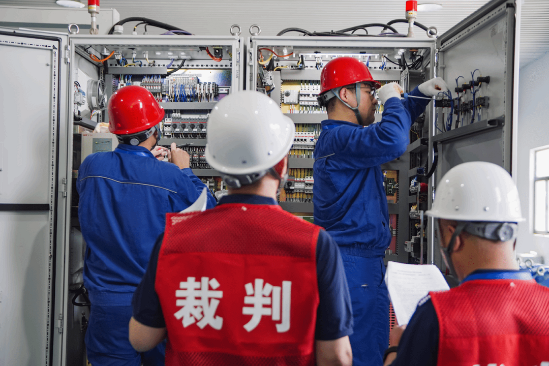 比赛现场。郑州电力高等专科学校供图