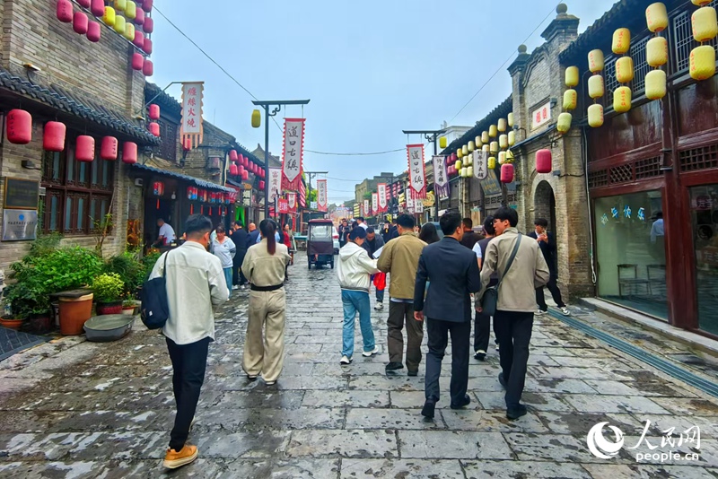 乡村文旅达人走进道口古镇。人民网 程明辉摄