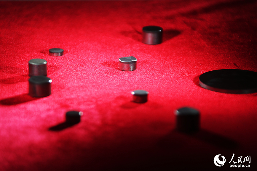 金剛石產品展示。人民網記者 霍亞平攝