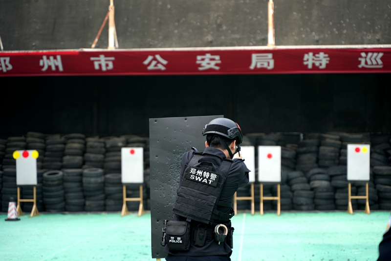 形式多样的实战练兵活动。郑州市公安局供图