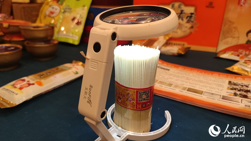 “豫农优品”展示区。人民网记者 杨晓娜摄