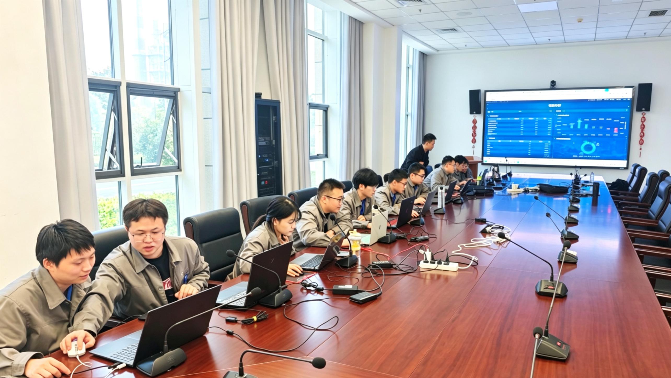 圖為BI數據分析工具培訓現場。王俊龍攝
